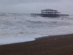 'Angry Seas' (Brighton Beach) taken by Darren Greenidge