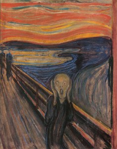 The Scream courtesy of http://www.edvard-munch.com/index1.htm