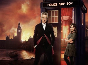 Peter Capaldi and Jenna Coleman in Doctor Who: Ray Burmiston, ©BBC/BBC Worldwide 2014