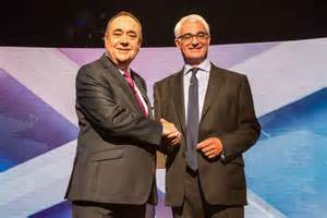 Alistair Darling and Alex Salmond 