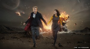 The Doctor and Clara in a promotional shot for series 35 (series 9 to newbies). Picture courtesy of the  BBC
